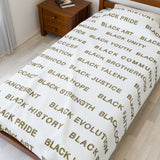 BLACK MAGIC - GOLD LETTERS PLUSH BLANKET