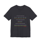 BLACK WOMAN RAINBOW UNISEX V-NECK T-SHIRT