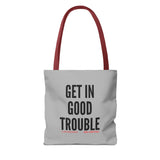 GET IN GOOD TROUBLE - BLACK TOTE BAG