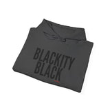 BLACKITY BLACK - BLACK UNISEX HOODIE