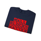 ALLBLOCKSMATTER_Red UNISEX SWEATSHIRT