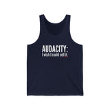 Audacity_white UNISEX TANK TOP