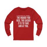 TAKE AIM UNISEX LONGSLEEVE T-SHIRT