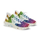 EAUX BLACK ON RAINBOW MESH SNEAKERS