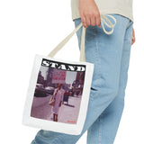 STAND - WHITE TOTE BAG