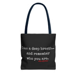 TAKE A DEEP BREATH (CLEAN) TOTE BAG