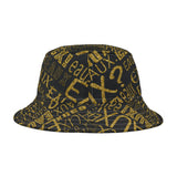 EAUX - GOLD AOP BUCKET HAT