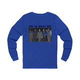 MARCH - BLACK UNISEX LONG SLEEVE T-SHIRT