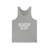 BEAUCOUP BLACK - WHITE UNISEX TANK TOP