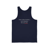 TAKE A DEEP BREATH (CLEAN) UNISEX TANK TOP