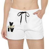 V EAUX IV - BLACK W/ GOLD EAUX WOMEN'S CASUAL SHORT