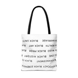 BLACK MAGIC - BLACK LETTERS TOTE BAG