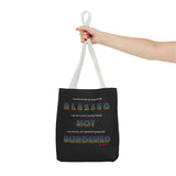 BLACK MAN RAINBOW TOTE BAG