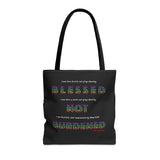 BLACK MAN RAINBOW TOTE BAG