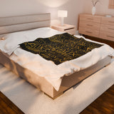 EAUX - GOLD PLUSH BLANKET