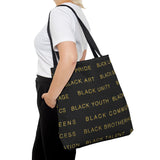 BLACK MAGIC - GOLD LETTERS TOTE BAG