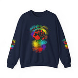 BLACK GAY PROUD FIST UNISEX SWEATSHIRTS
