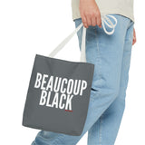 BEAUCOUP BLACK - WHITE TOTE BAG