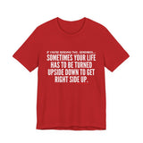 UPSIDE DOWN UNISEX SHORT SLEEVE T SHIRTS