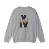 V EAUX IV- BLACK W/ GOLD EAUX UNISEX SWEAT SHIRT