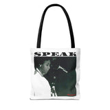 SPEAK - BLACK TOTE BAG