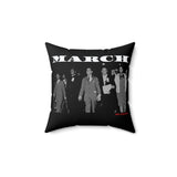 MARCH - WHITE THROW PILLOW