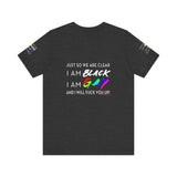 BLACK GAY FUP WHITE UNISEX SHORT SLEEVE T-SHIRTS