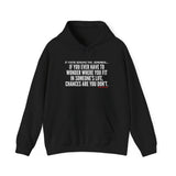 WHER YOU FIT UNISEX HOODIE