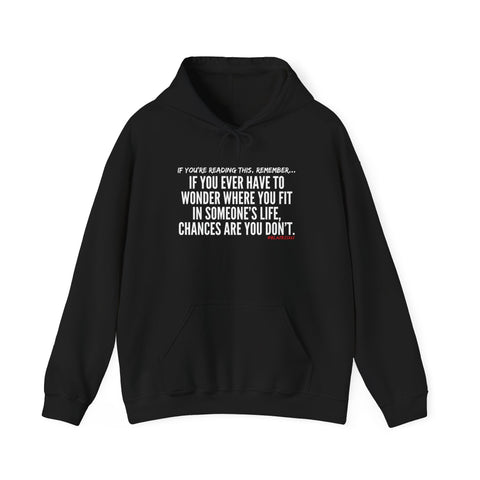 WHER YOU FIT UNISEX HOODIE