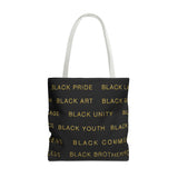 BLACK MAGIC - GOLD LETTERS TOTE BAG
