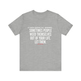 WEED THEMSELVES OUT UNISEX SHORT SLEEVE T-SHIRT