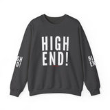 HIGH END WHITE UNISEX SWEATSHIRT
