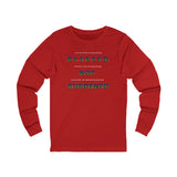 BLACK MAN RAINBOW UNISEX LONGSLEEVE T-SHIRTS