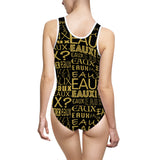 EAUX - GOLD 1 PIECE SWIM SUIT