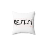 RESIST - WHITE THROW PILLOW