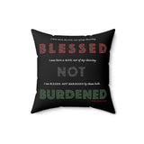 BLACK MAN RBG THROW PILLOW