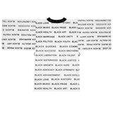 BLACK MAGIC - BLACK LETTERS KIMONO