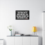 GIVE YOUR LOVE CANVAS ART