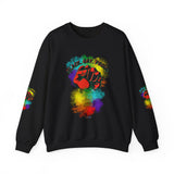 BLACK GAY PROUD FIST UNISEX SWEATSHIRTS