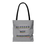 BLACK WOMAN RAINBOW TOTE BAG