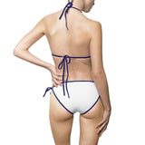 V EAUX IV - BLACK W/ GOLD EAUX 2PIECE SWIM SUITE