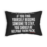 HELP THEM PACK LUMBAR PILLOW