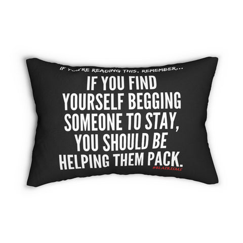 HELP THEM PACK LUMBAR PILLOW