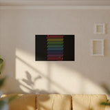 BIIIIIITCH RAINBOW CANVAS ART