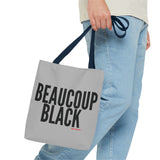 BEAUCOUP BLACK - BLACK UNISEX TOTE BAG
