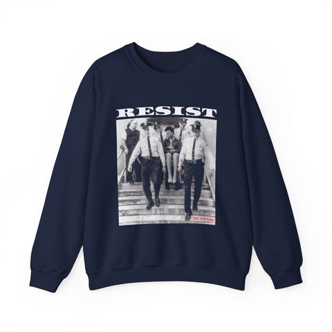 RESIST-WHITE UNISEX SWEAT SHIRT