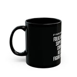 FIGURE OUT CERAMIC MUG-BLACK 15OZ