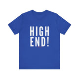 HIGH END WHITE UNISEX SHORT SLEEVE T-SHIRTS