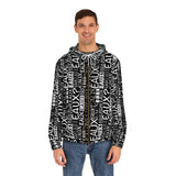 EAUX WHITE AOP ZIP HOODIE