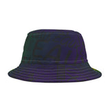 EAUX - BLACK ON MARDI GRAS  AOP BUCKET HAT